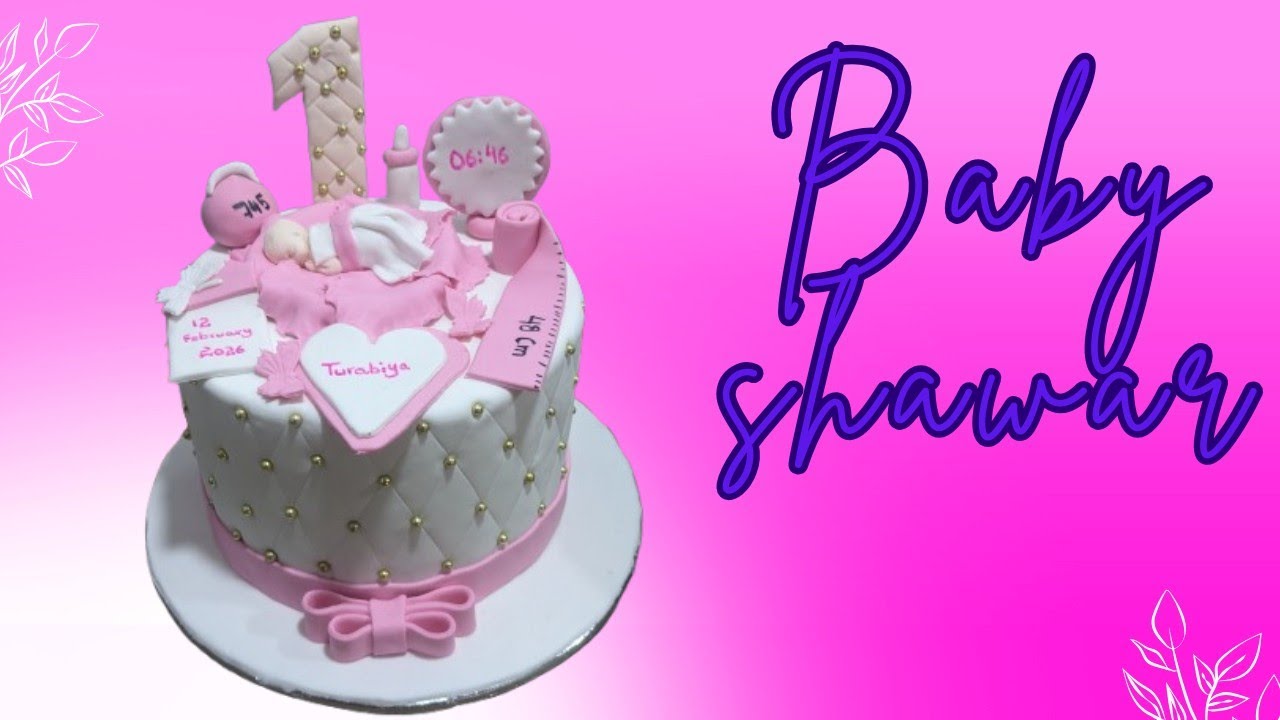 How To Make A Baby Shower Cake With Cute Baby Feet || Cake Decorating Ideas || Chef Aman ullah 