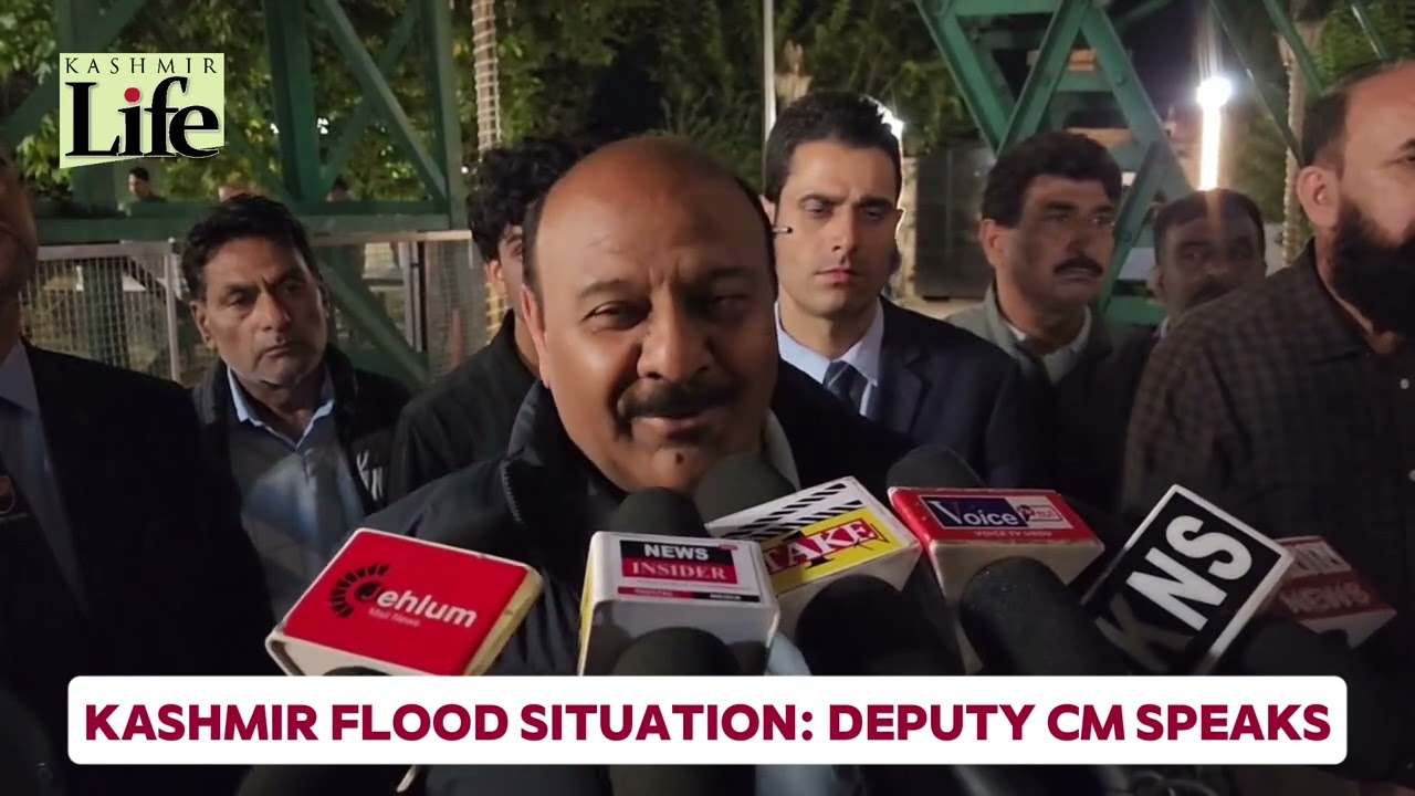 Kashmir Flood Situation: Deputy CM Speaks