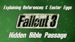 Easter Eggs in Games - Fallout 3 - Hidden Bible Passage screenshot 5