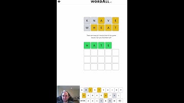WordALL- Wordle with multiple answers! (15 Mar 24 puzzle)  #variant #wordgames #puzzle #speedsolving