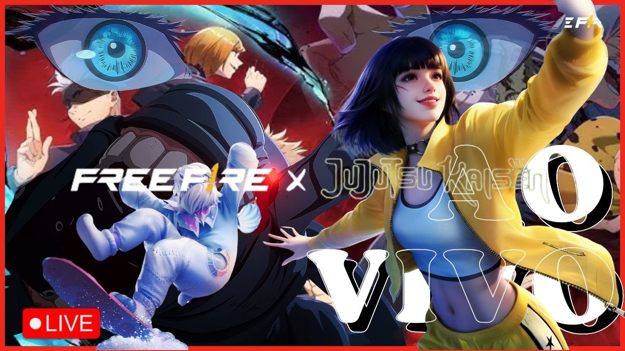 FREE FIRE  x JUJUTSU KAISEN tamos on! 