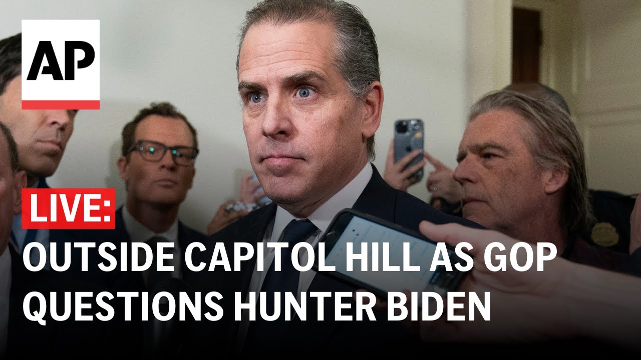 LIVE: Outside Capitol Hill as GOP questions Hunter Biden in impeachment inquiry