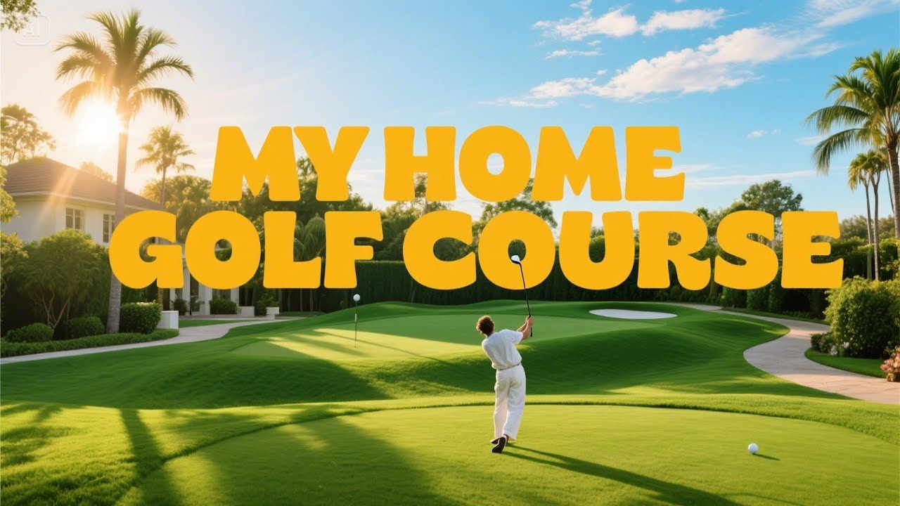 🏌️‍♂️ “MI CAMPO DE GOLF EN CASA” “MY HOME GOLF COURSE”