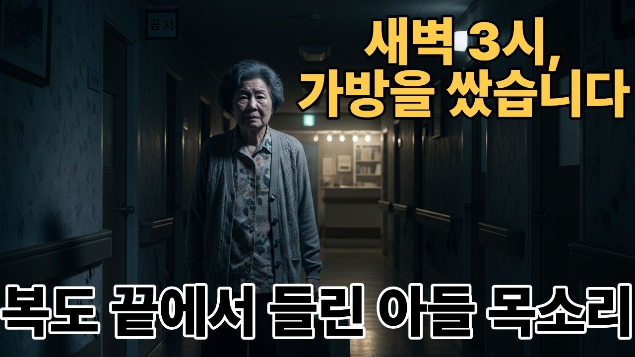 77세 어머니가 요양원에서 도망치려던 밤.. 