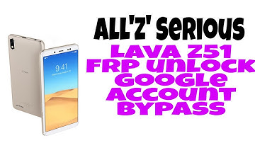 Lava Z51 Frp unlock google account remove 2020|Lava Google bypass 2020|Lava Z51,Z61,Z51 Frp bypass