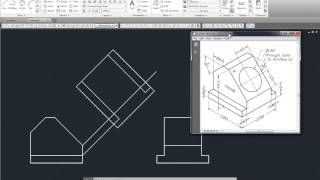 AutoCAD Auxiliary views