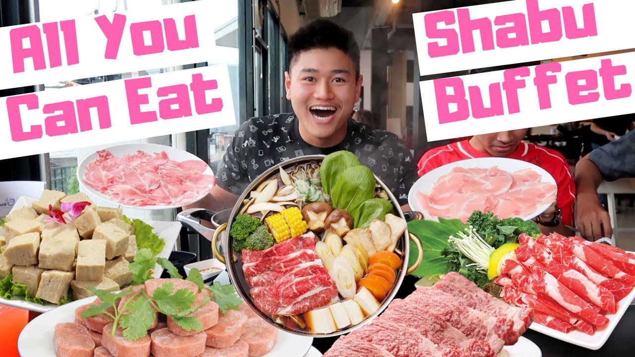 9 All You Can Eat Hot Pot Buffet Thai Shabu Buffet YouTube