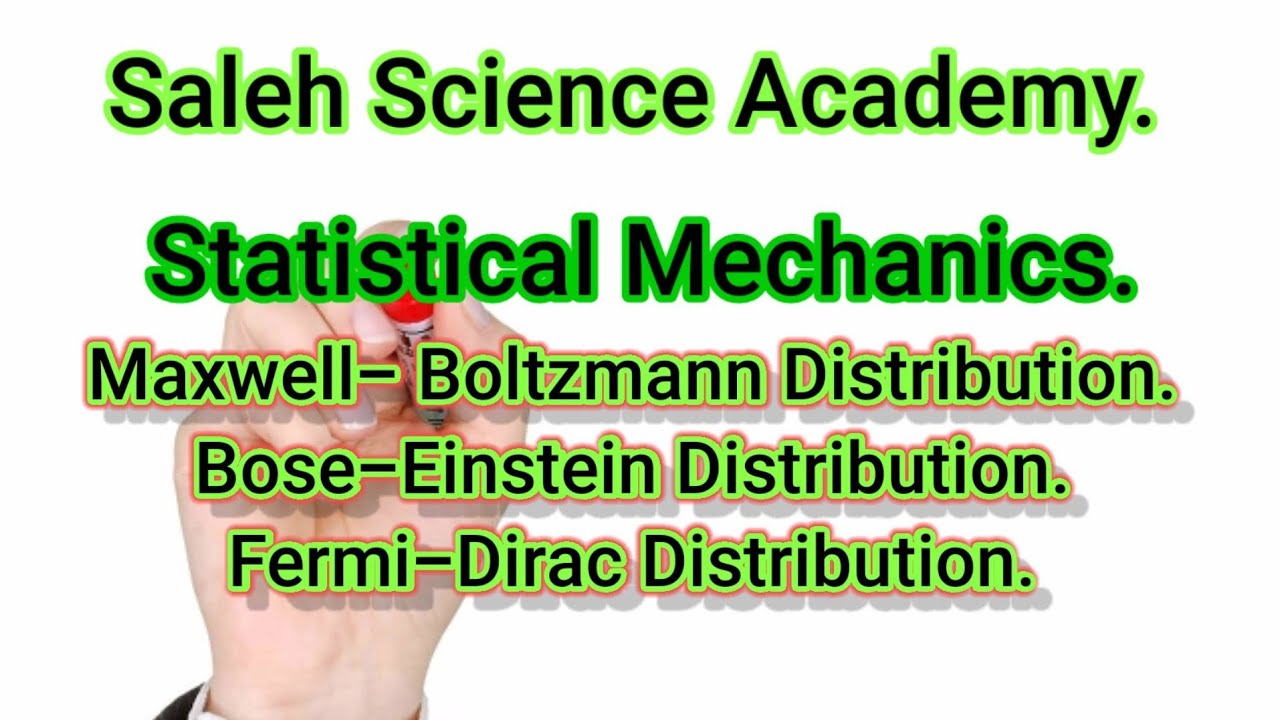Statistical physics and statistcal distributions an introdiction. Urdu. Hindi. English. YouTube