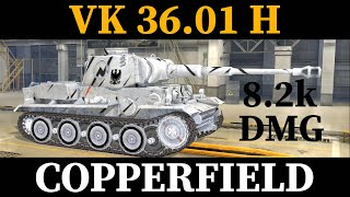 WOT Blitz - VK 36.01 H - 8.2k dmg - Copperfield - Burning Games