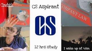 I wake up at 4 Am to study for CS executive exams | A day in life of CS student | CS Aspirant |