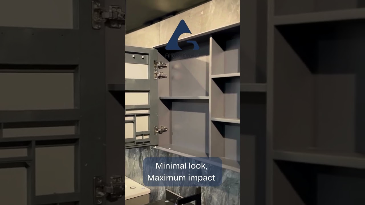 Modern Bathroom Vanity Design & Execution | Premium Vanity Unit | Allora Global