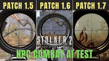 STALKER 2 NPC Combat AI comparison | 1.5 vs 1.6 vs 1.7 #stalker2 #stalker2gameplay