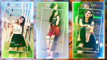 Light effect whatsapp status kaise banaye | kinemaster se lyrics status video kaise banaye