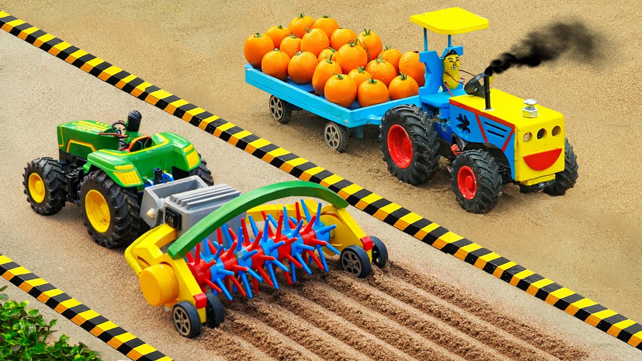 Top most creative DIY Rotary Plough Blade for Kumquat Farm | DIY Mini Machines | HP Mini DIY Tractor