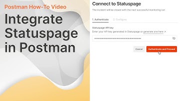 Integrate with Statuspage in Postman