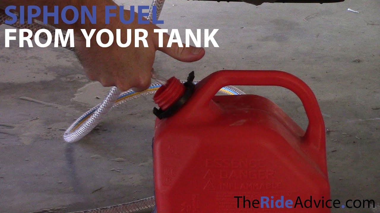 How to Siphon Fuel From Your Tank Siphon Petrol From Your Motorcycle