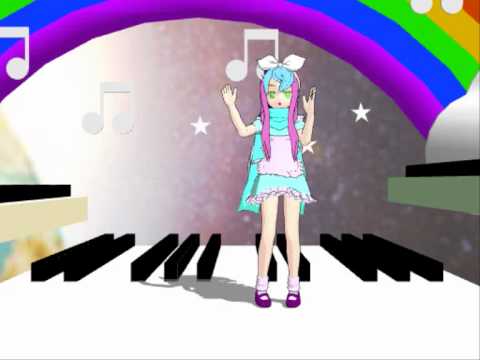 My sissy dancing to hatsune miku!