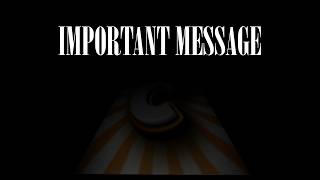 a veyr important message