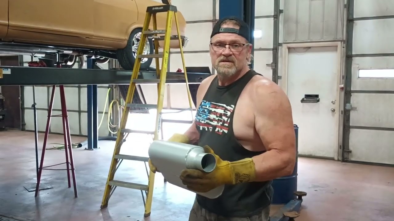 A better muffler test on the 64  Nova station wagon