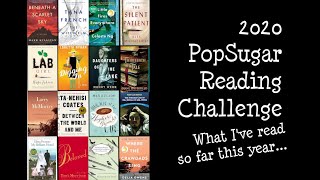 What I've read this year for the 2020 PopSugar Reading Challenge!
