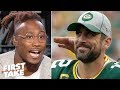 Brandon Marshall downplays Aaron Rodgers' heated exchange with coach Matt LaFleur | First Take