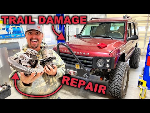 Land Rover TRAIL DAMAGE REPAIR!