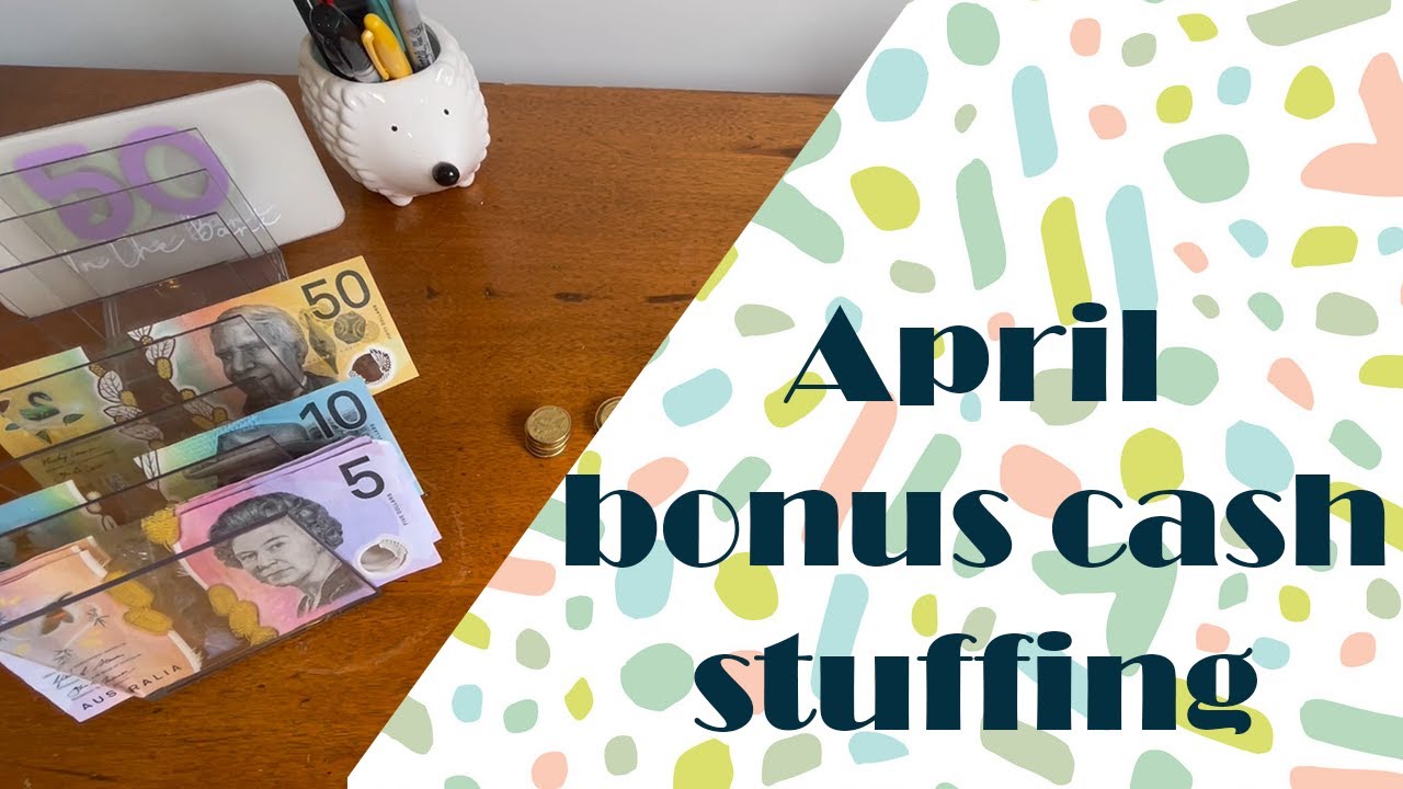 April Bonus Bonus cash stuffing for April | Budget with Vee - YouTube