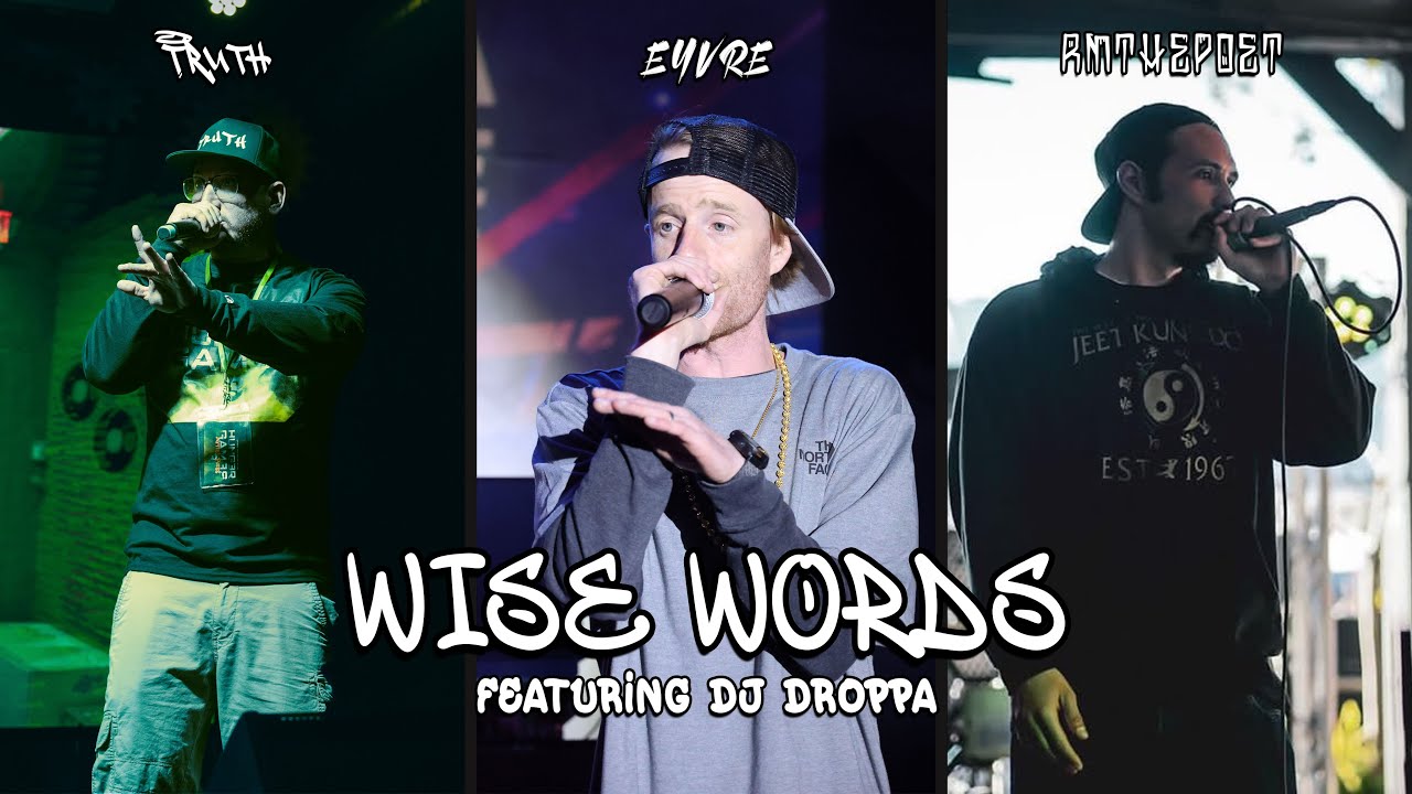 Watch Wise Words ft. Eyvre, RMthePoet, and DJ Droppa (Lyric Video) on YouTube Watch Wise Words ft. Eyvre, RMthePoet, and DJ Droppa (Lyric Video) on YouTube