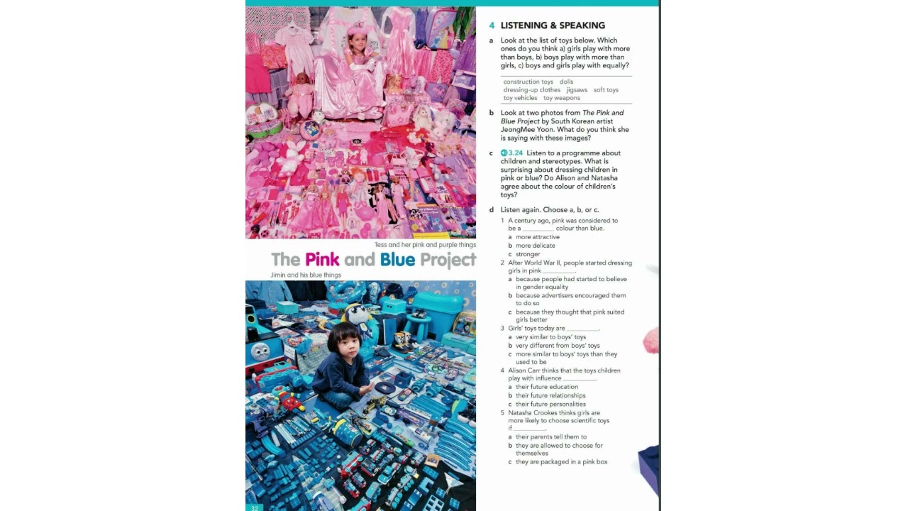 English File Intermediate 4 edition. 3B Men, women, and children. ex.3.24