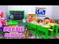 School started ! First day in the Barbie School