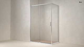 How to install Ura L2E + LF shower enclosure | Roca