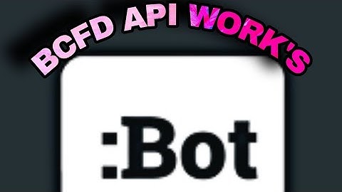 Bcfd part{#3} api works{#1}