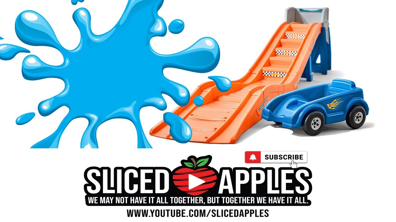 Custom Hot Wheels Extreme Thrill Coaster Step2 Water Slide 💦 YouTube
