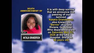Natalia Granderson  ~ Short Obituary
