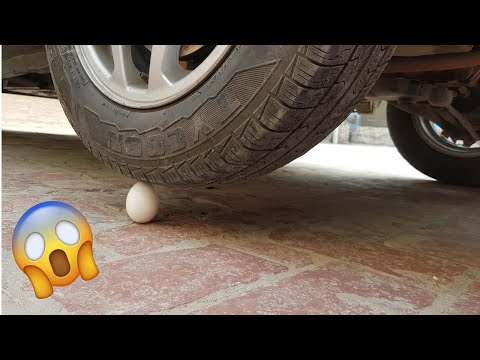 Can The Car Crush an Egg  ||  Egg vs Car Test ||  HD