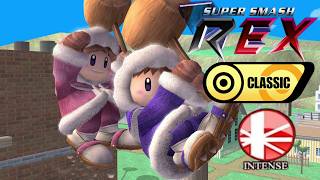 Super Smash Rex Gameplay - Classic Mode With Ice Climbers Intense