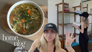 reset vlog | deep cleaning my messy apartment, making soup + chatting about books