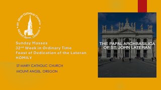 Homily for the 32nd Sunday in Ordinary Time - 2025