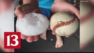 Hail causes heavy damage across Indiana