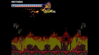 Nes Godzilla Creepypasta Mugen: Mothra is suffering the greatest difficulty against the Kaijus.