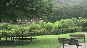 NS Helper Set Going Around The World Famous Horseshoe Curve In Altoona PA