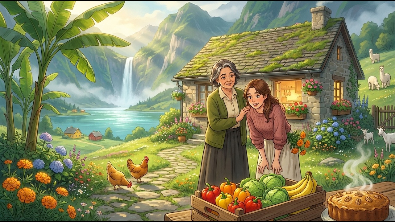 Ghibli Style ASMR 🌊 A Quiet Day on the Valley Farm | Slow Living, Harvest & Homemade Food 2026 🌿