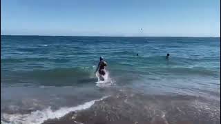 Caroline Aspenskog Beach Push Ups