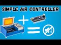 FAN and AIR ASSIST timer for K40 laser cutter using ARDUINO - very simple code