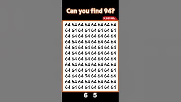 Find 94! #quiz #odd #math #iq #numbersgame #speed #shorts #mathexam #speedquiz