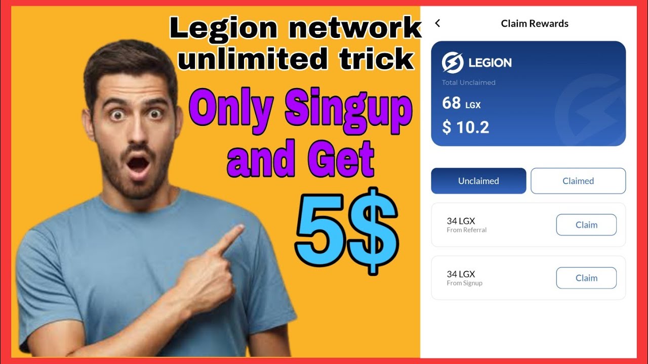 Legion Network app unlimited trick/ Legion App Real Or Fake?// best unlimited earning  Tricks