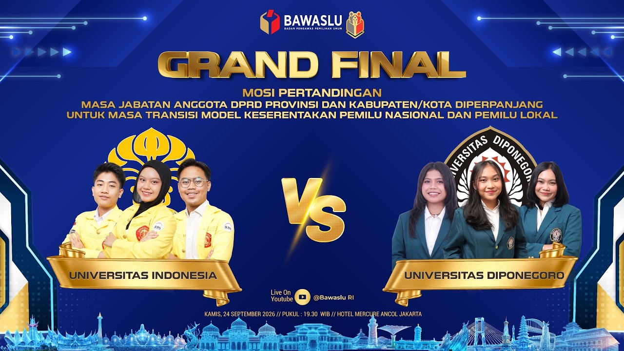 BABAK GRAND FINAL - Universitas Indonesia VS Universitas Diponegoro
