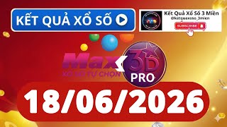 Kết quả Xổ số MAX 3D PRO Vietlott 18/06/2026 - Thứ 5 - KQXS MAX3D PRO #Shorts