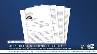 Phoenix loses ‘retaliatory’ effort to obtain ABC15’s raw reporting