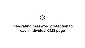 Part 2/2: Password Protect each individual CMS page in your Framer Website